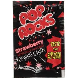 Pop Rocks Strawberry - bomboane explozive cu gust de căpșuni 9.5g
